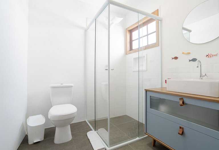 Casa Azul na Barra de Ibiraquera