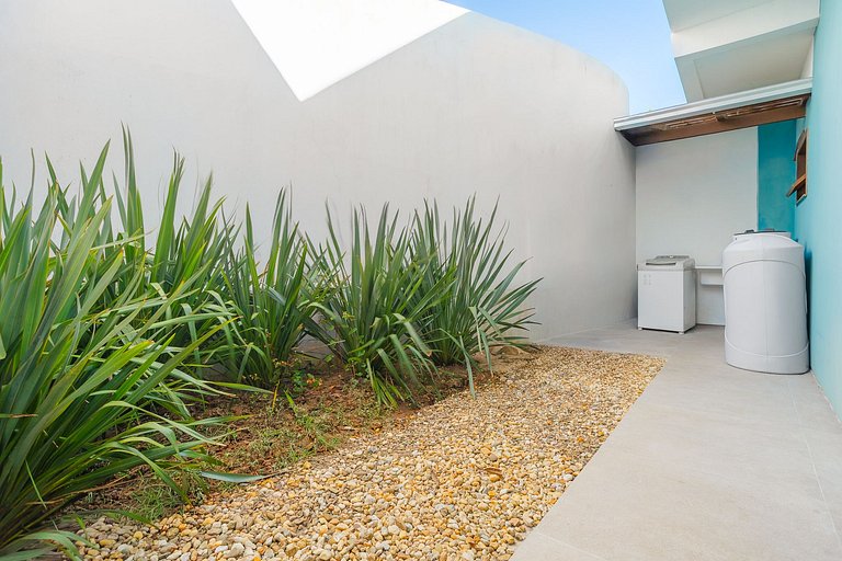 Casa Azul na Barra de Ibiraquera